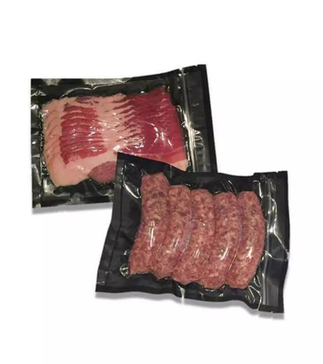 Black Meat Vacuum Sealer Freezer Storage Bags Great For Sous Vide Cooking