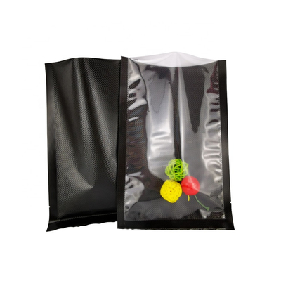 Food Grade All Black BPA Free Plastic Bags Heat Seal Nylon Vacuum Sealer