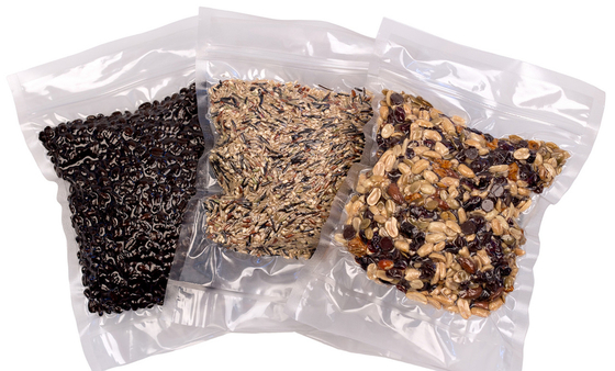 Embossed Pouches	Food Vacuum Zipper Bags For Freezer Storage