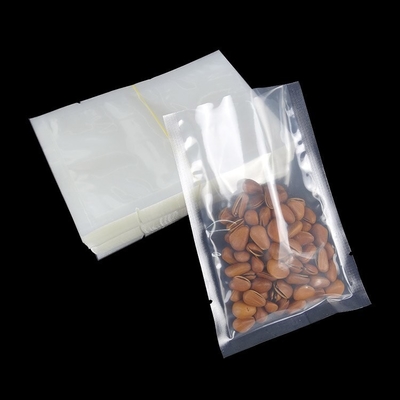 Glossy FDA LDPE Chamber Smooth Vacuum Sealer Bags Triple Seal Construction