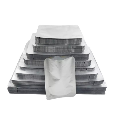 Heat Sealing Aluminum Foil Bags Reusable Mylar Storage Bags With Label Stickers