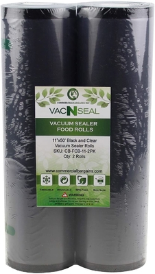 Durable Black Vacuum Seal Bags for Food Preservation