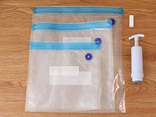 Nylon Vacuum Food Sealer Bags Custom Ziplockk Resealable Food Package