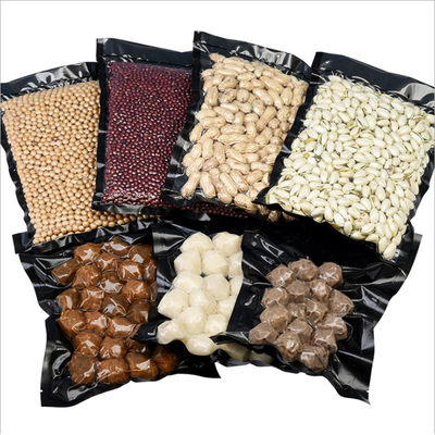 Precut Prep Meal Black Vacuum Seal Bags Boilable Food Storage Heavy Duty