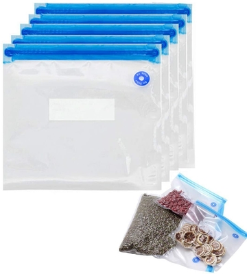 SGS Vacuum Sealer Resealable Food Bags Zipper Composite Packaging Bag