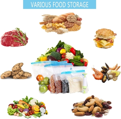 Hot Sale Pa/pe Compressed Sealing Zipper Vacuum Storage Bags For Food