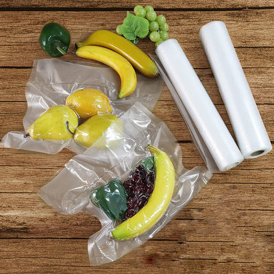 2 Pack BPA Free Nylon Embossed Vacuum Sealer Bags Rolls For Food Storage