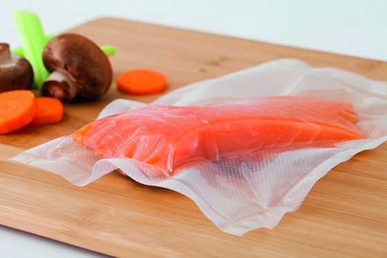 Reusable Plastic Embossed Sous Vide Rolls Heat Seal Food Storage Bag Roll