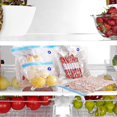 Polyethylene Food Saver Vacuum Sealed Ziplockk Bags Sous Vide Bags