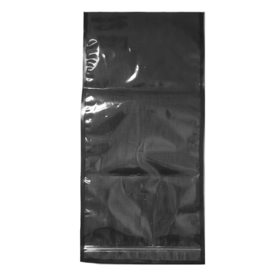 Sous Vide Embossing All Black Vacuum Seal Bags OEM Brand For Kernels Nuts