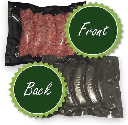 Polypropylene Freezer Storage Black Sealer Bags QS Plastic Vacuum Sealer Bag
