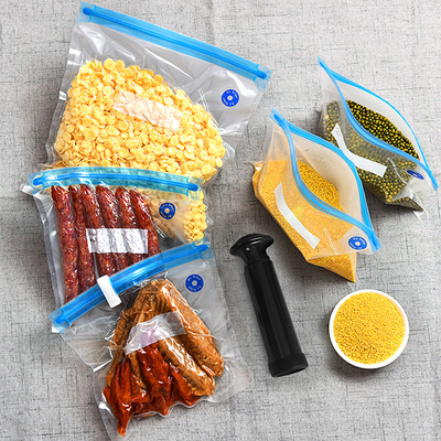 Custom Logo Resealable Food Vacuum Sealer Bags Sous Vide Bags