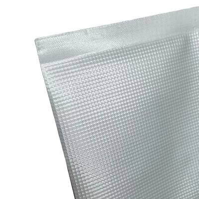 OEM Kitchen Aluminum Foil Textured Vacuum Bags Sliver Mylar Bags