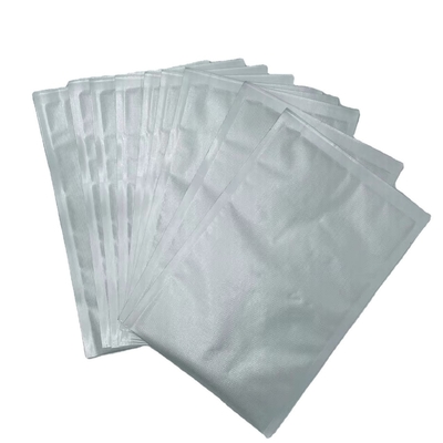 OEM Kitchen Aluminum Foil Textured Vacuum Bags Sliver Mylar Bags