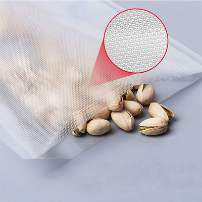 Customized Clear Embossed Heat Seal Food Bags Polypropylene Plastic Storage