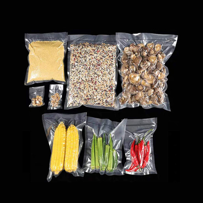 Food Grade Transparent Nylon Heat Seal Pouches Plastic Fish Meat Pouch