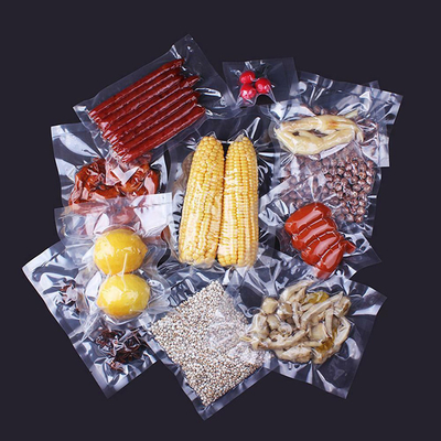 QS SGS Three Sides Seal Vacuum Sealer Food Bags Jerk Meat Plastic Storage​ Bag 7cm*10cm