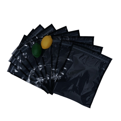 Custom Clear Black Vacuum 3 Side Seal Bags Frozen Food Sachet Vacuum Packaging Pouch