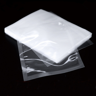Glossy FDA LDPE Chamber Smooth Vacuum Sealer Bags Triple Seal Construction