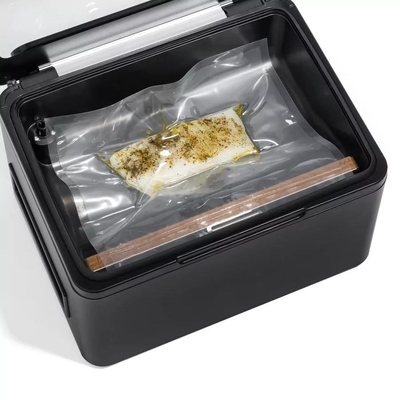 Glossy FDA LDPE Chamber Smooth Vacuum Sealer Bags Triple Seal Construction