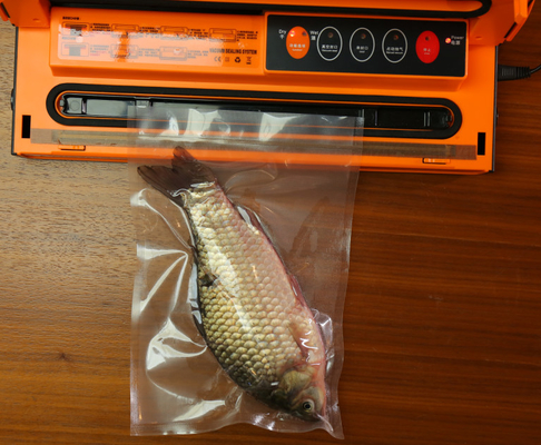 OEM 3 Seal Vacuum Sealer Food Pouches PE Textured Vacuum Sealer Bags