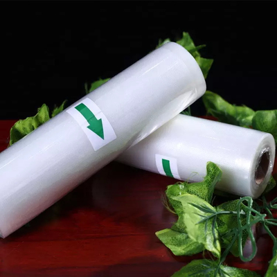 PE PA Vaccum Seal Roll Plastic Embossed Vacuum Sealer Bags Rolls For Microwave