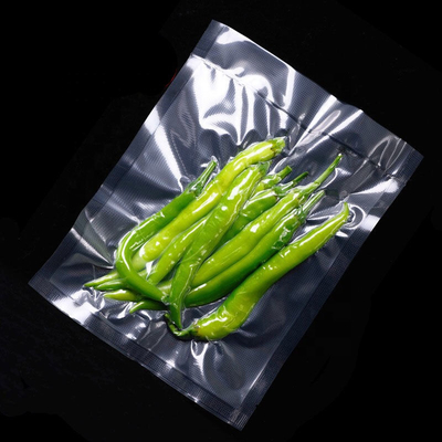 Printed Textured Vacuum Sealer Bags Rolls Freezer Food PE Vacuum Pouches