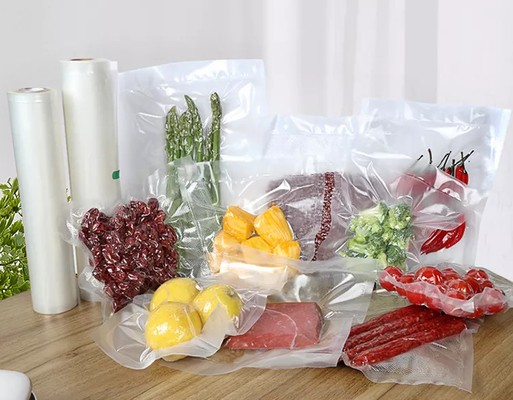 Sous Vide Plastic Embossed Vacuum Sealer Bags For Food Saver Nylon Vacuum Storage Bags