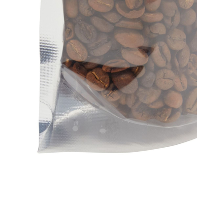 Resealable Aluminum Foil Stand Up Pouch Bags Food Storage Smell Proof With Window