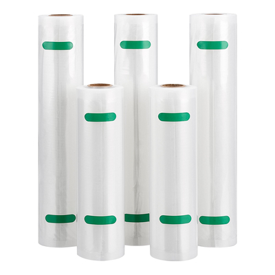 Food Grade Nylon Transparent Vacuum Seal Bag Rolls Textured Plastic Fresh Food