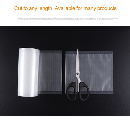 food saver vacuum sealer bags Three Sides Sealed Embossed Vacuum Sealer Bags Rolls