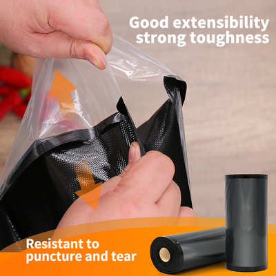 Black Vacuum Bag Embossed Seal Bag Roll for Food
